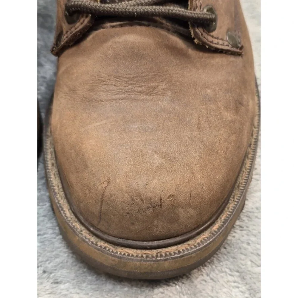 Brahma Combat Boots Mens 5 Work Brown Oil‎ Tan Leather Extended Wear Track